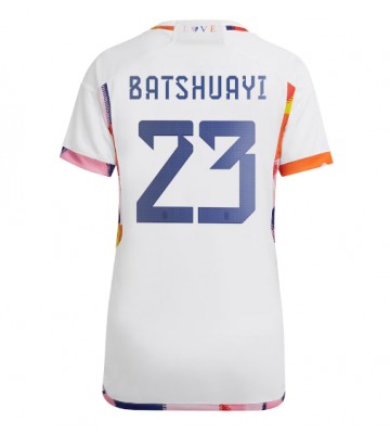 Belgien Michy Batshuayi #23 Replika Udebanetrøje Dame VM 2022 Kortærmet